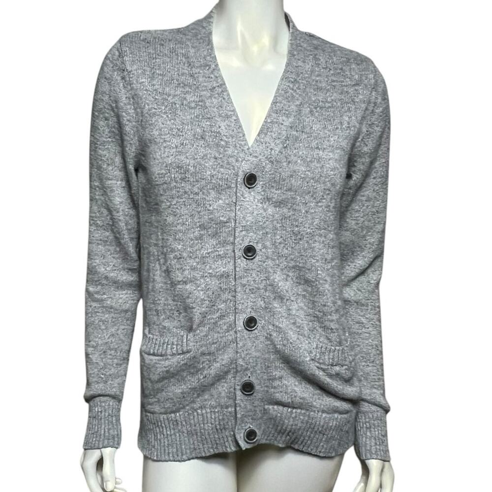 Urban Pipeline Men's Gray Button Cotton Blend Cardigan Sweater Classic Medium